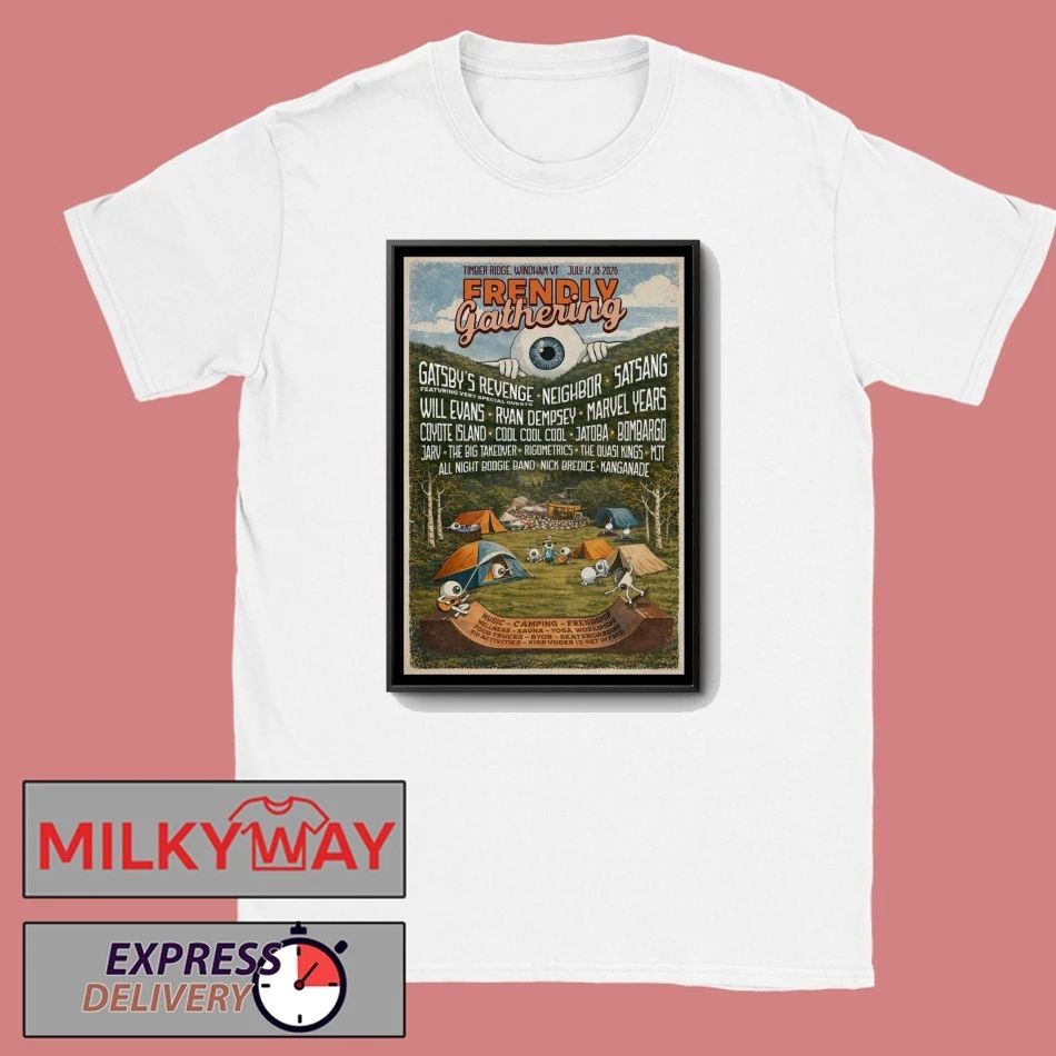 Frendly Gathering Windham VT Jul 17-18 2026 Poster shirt