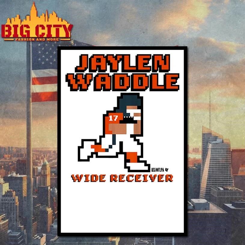 Jaylen Waddle Wide Receiver Pixiel Art Shirt