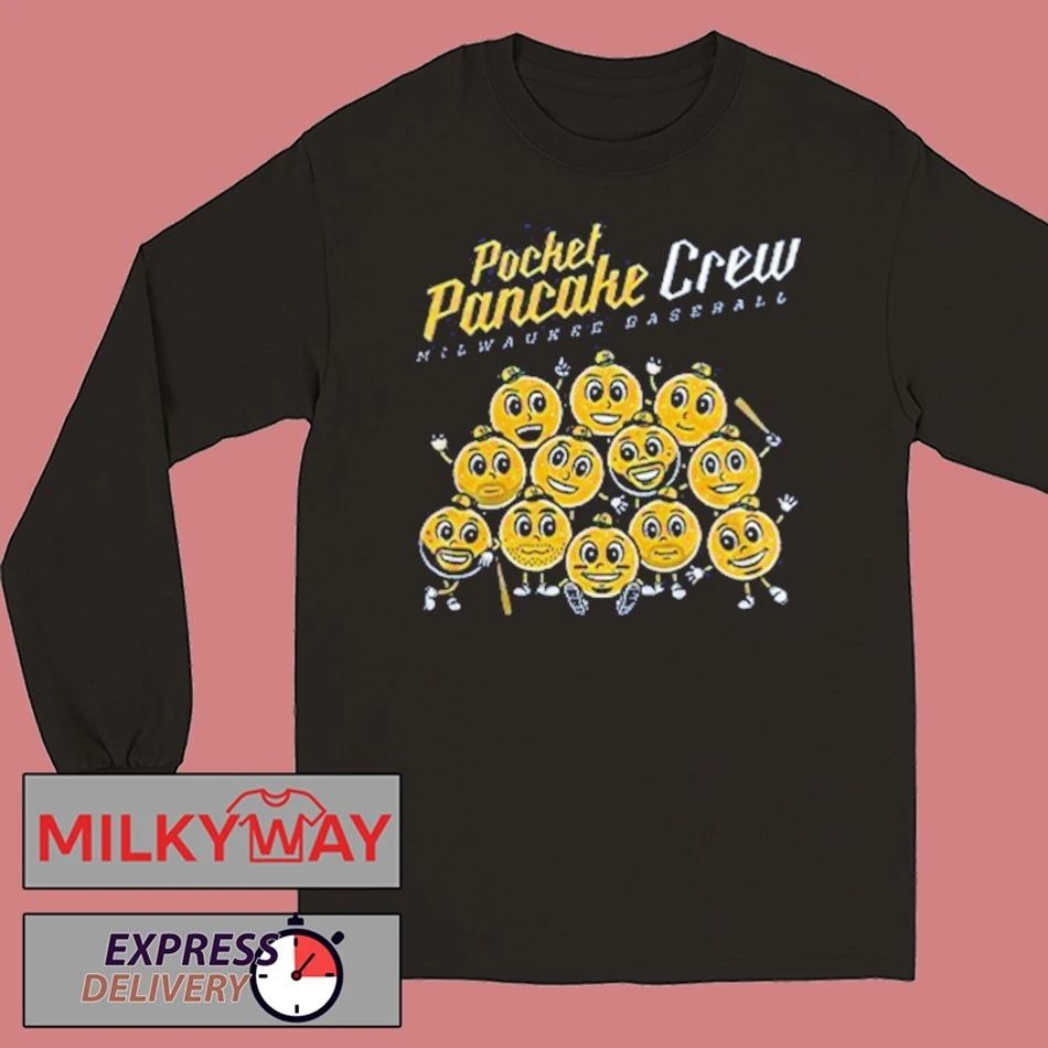 Milwaukee Brewers Pocket Pancake Crew shirt