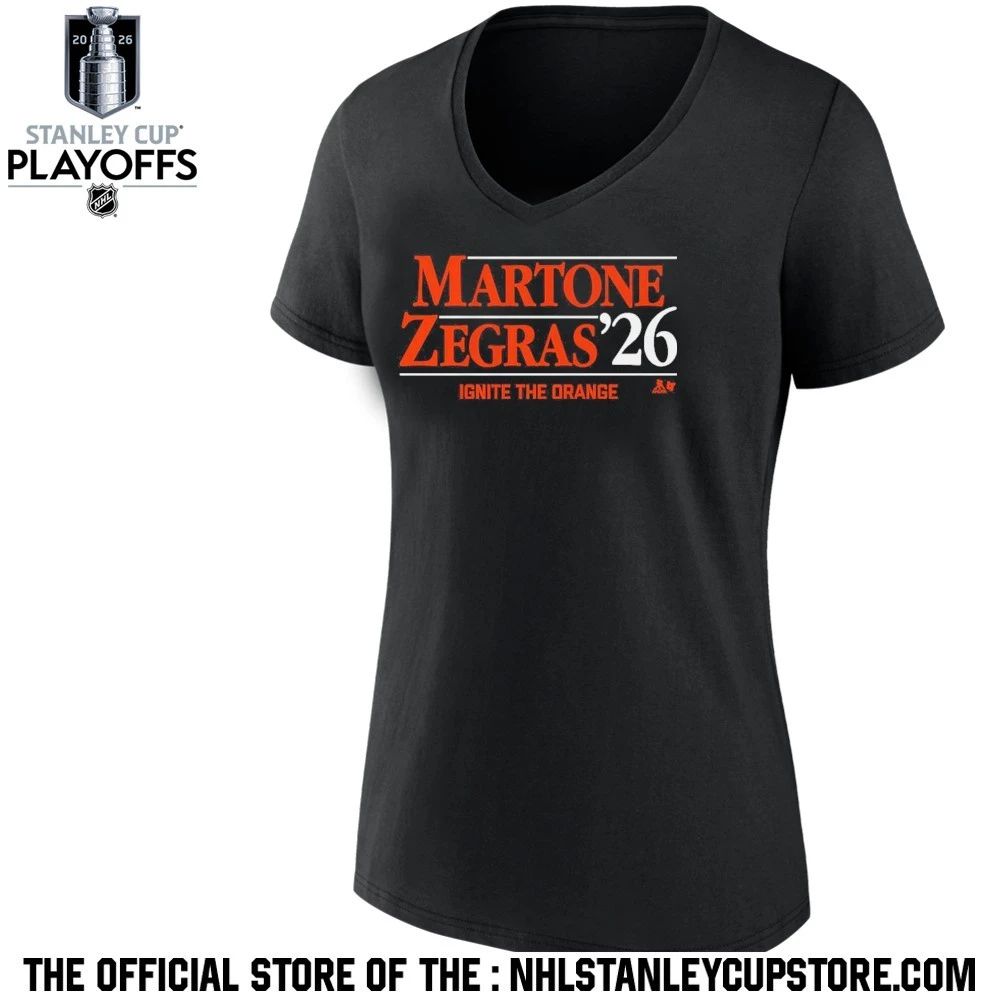 Martone-Zegras ’26 Ignite the orange shirt