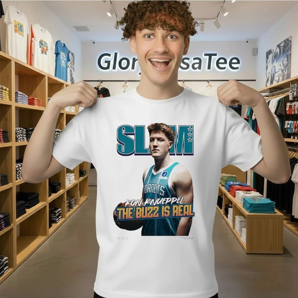 Charlotte Hornets Kon Knueppel SLAM Shirt