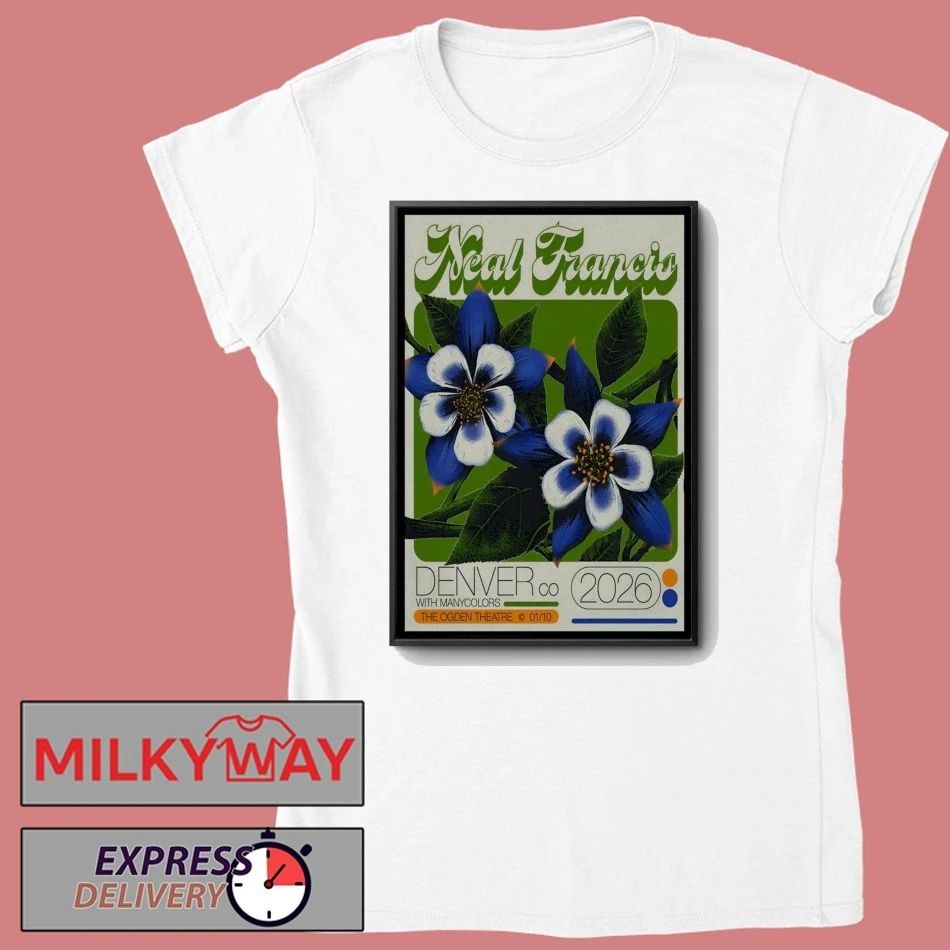 Neal Francis Denver CO 1.10.2026 Poster shirt
