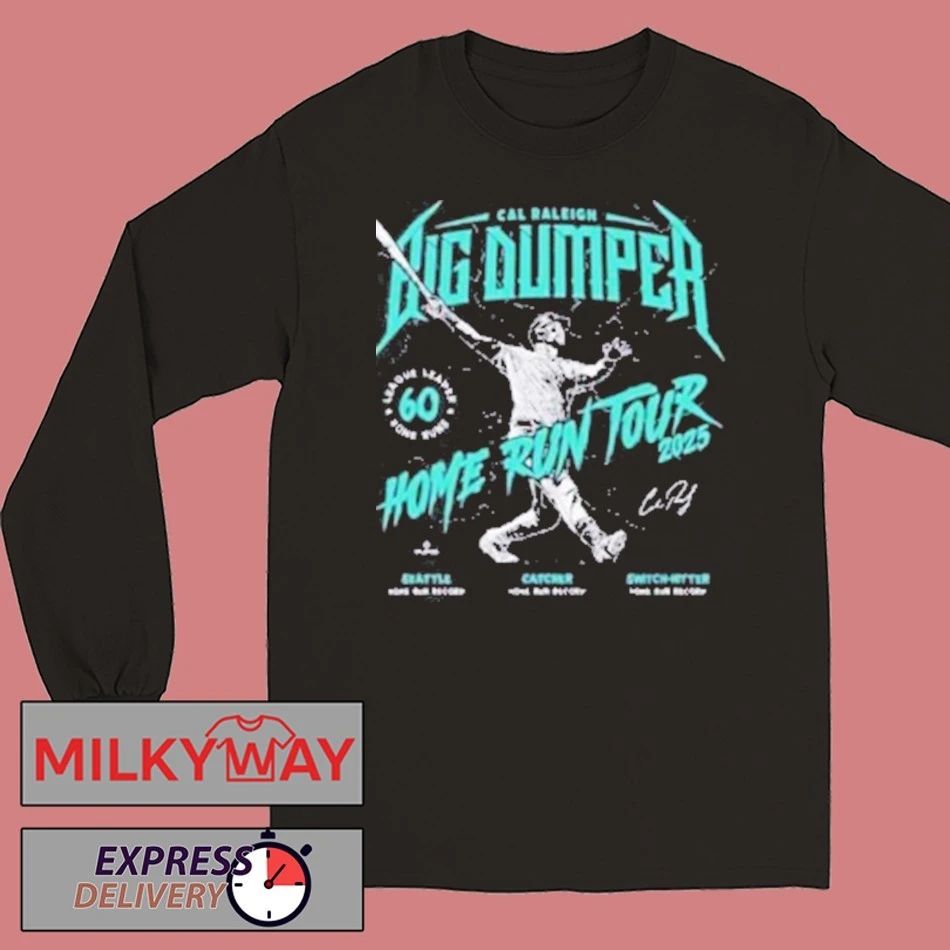 Cal Raleigh Big Dumper Home Run Tour 2025 MLBPA shirt