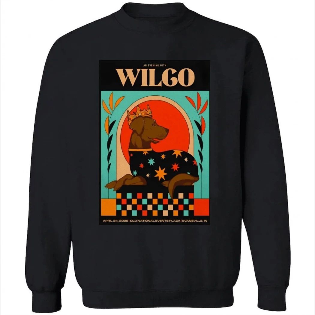 Wilco Evansville IN, April 24 2026 Poster Shirt