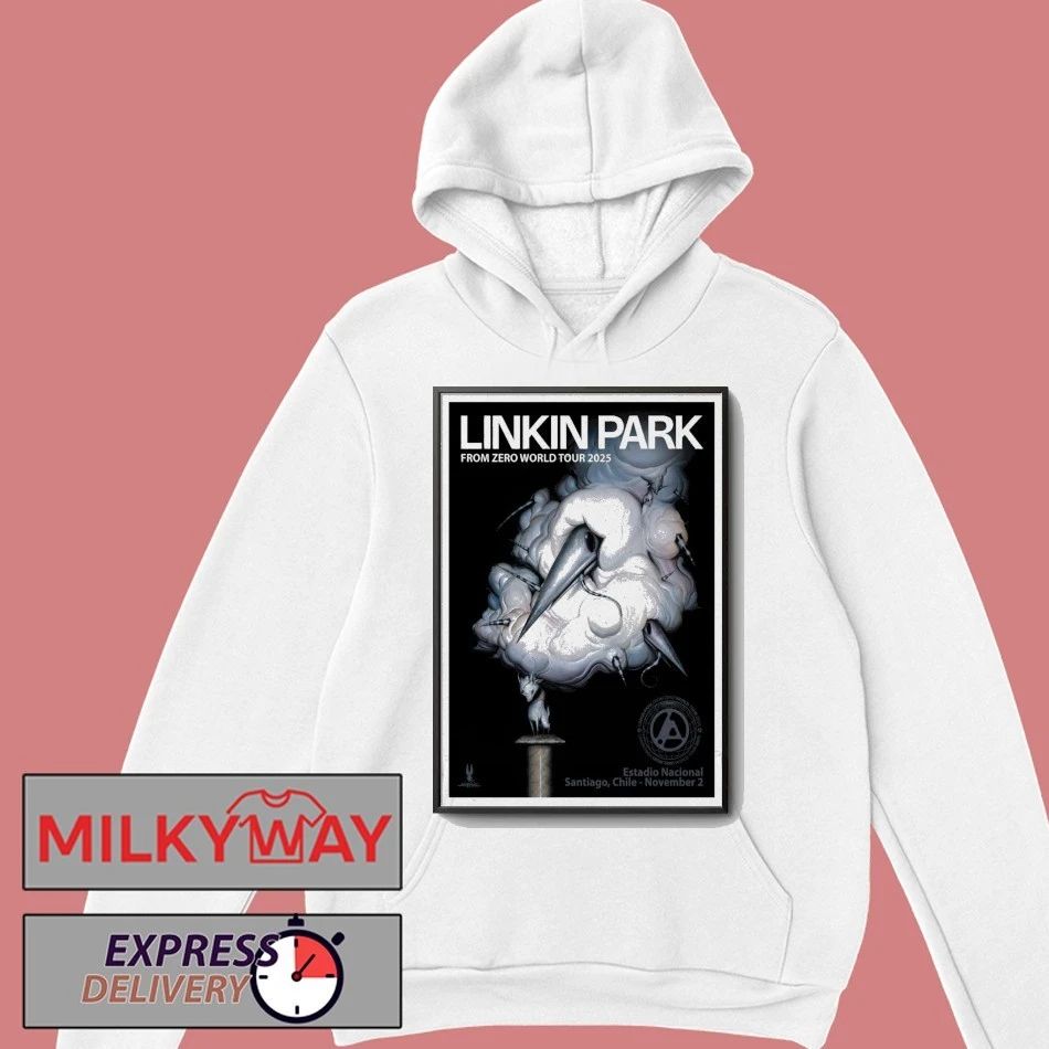 Linkin Park at Estadio nacional in Ñuñoa on Nov 02, 2025 Poster shirt