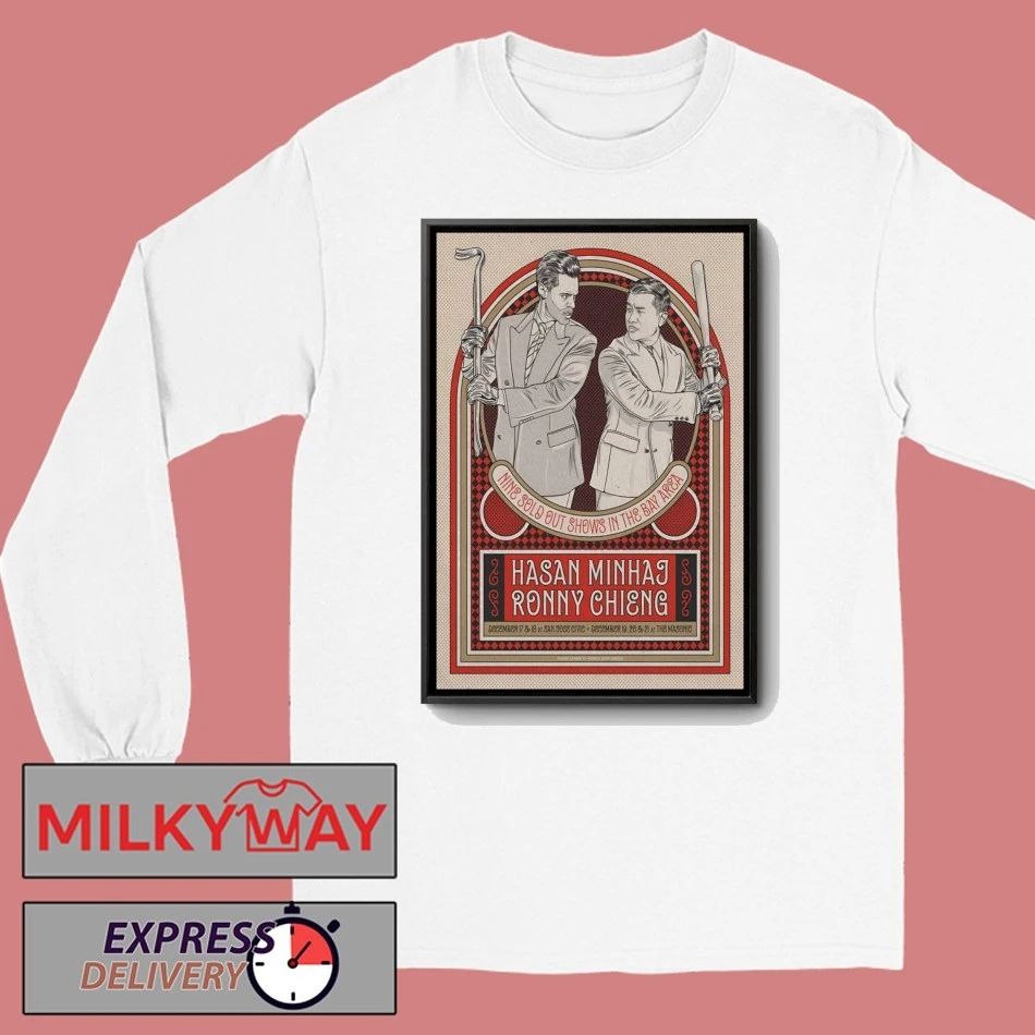 Hasan Minhaj And Ronny Chieng California Tour December 2025 Poster shirt