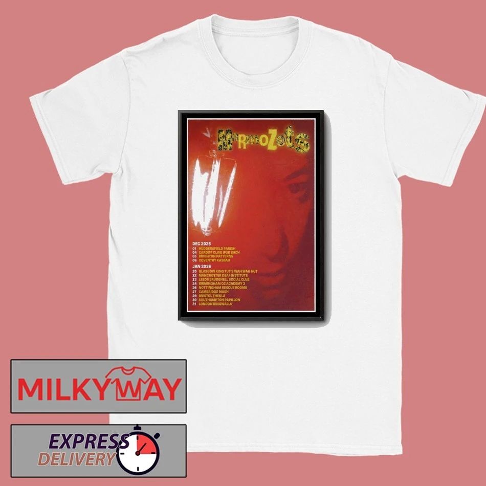 Marmozets December 2025 and January 2026 Poster shirt