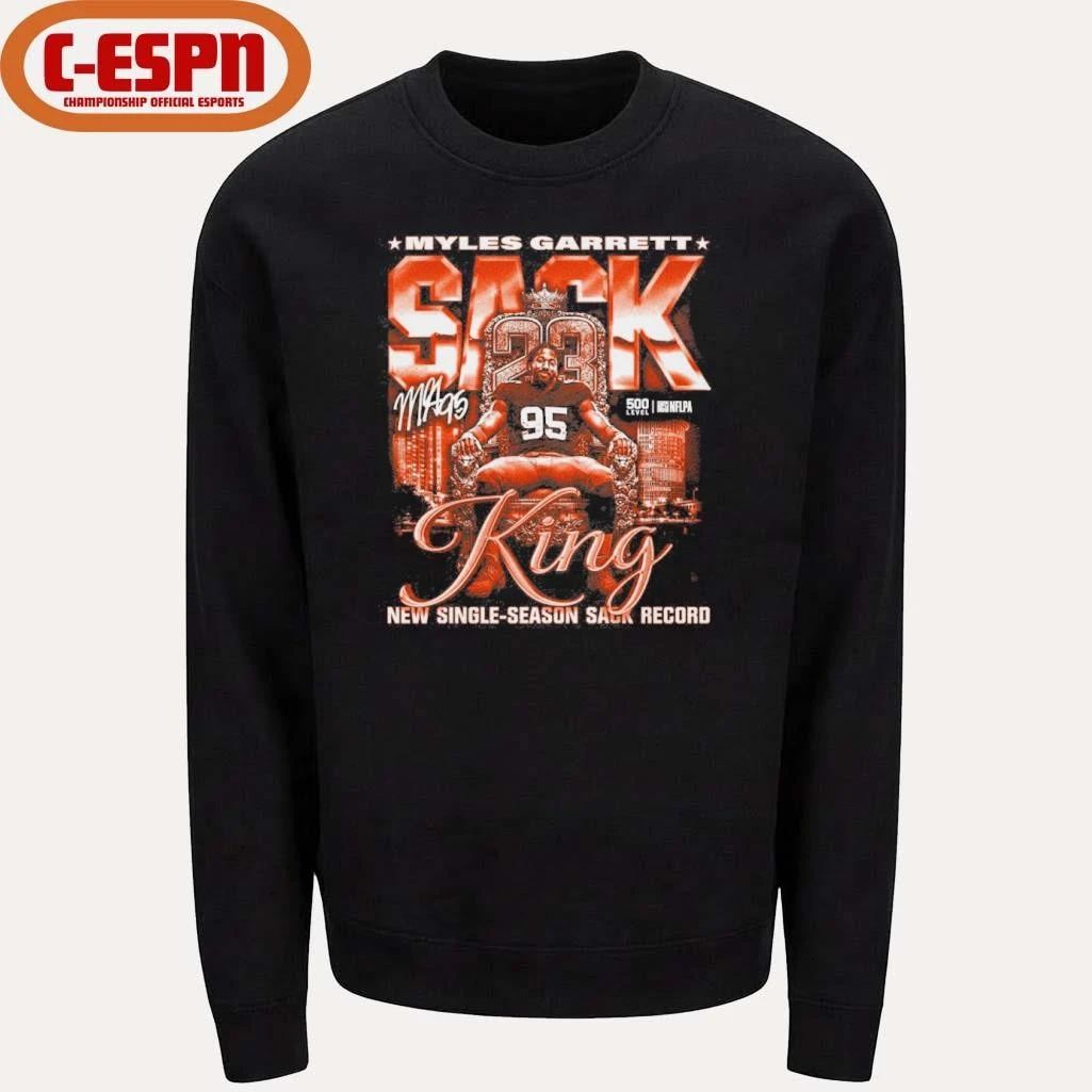 Myles Garrett Cleveland Sack King T-Shirt