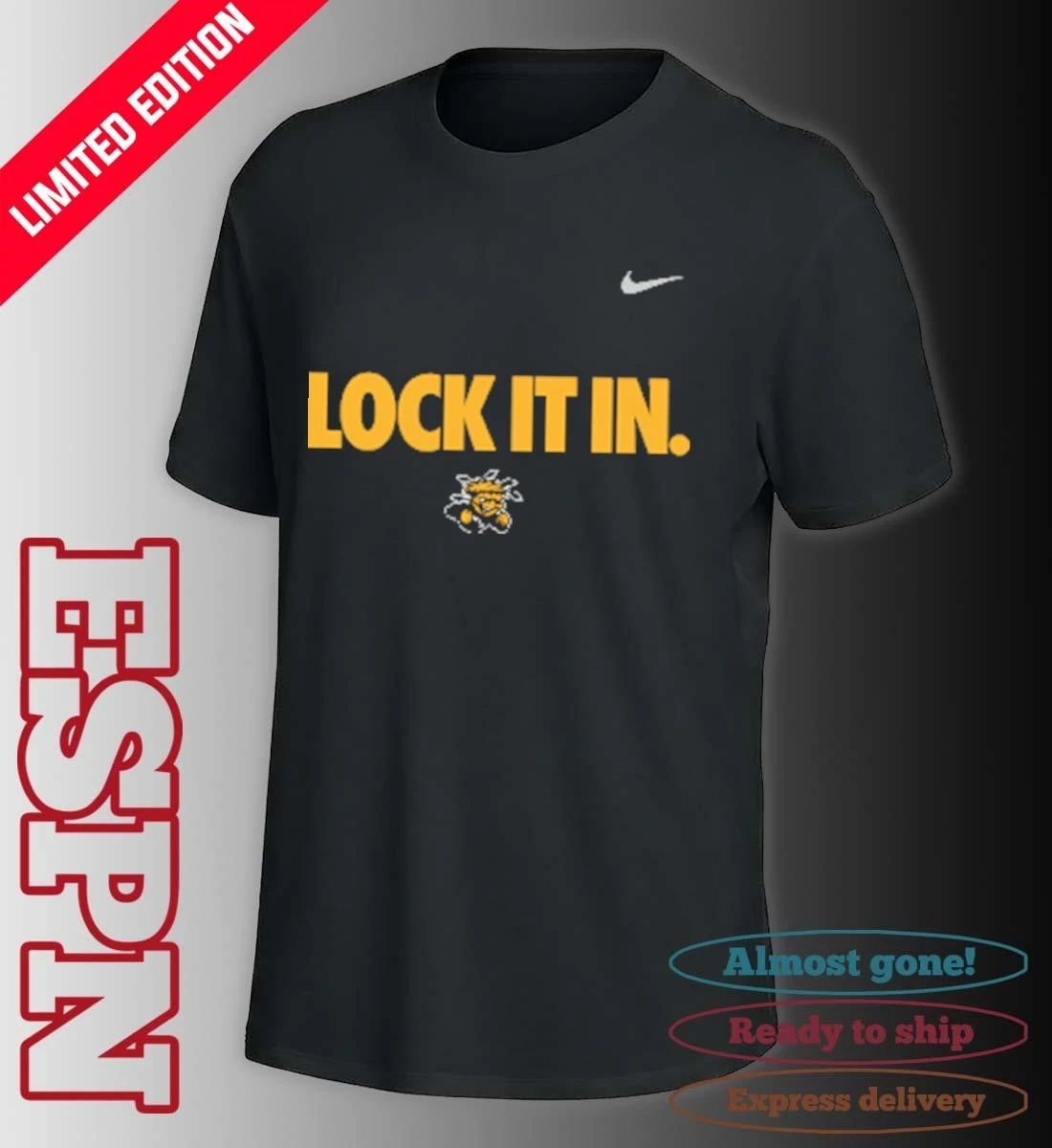 Wichita State Basketball Lock It In NCAA Bench Shirt