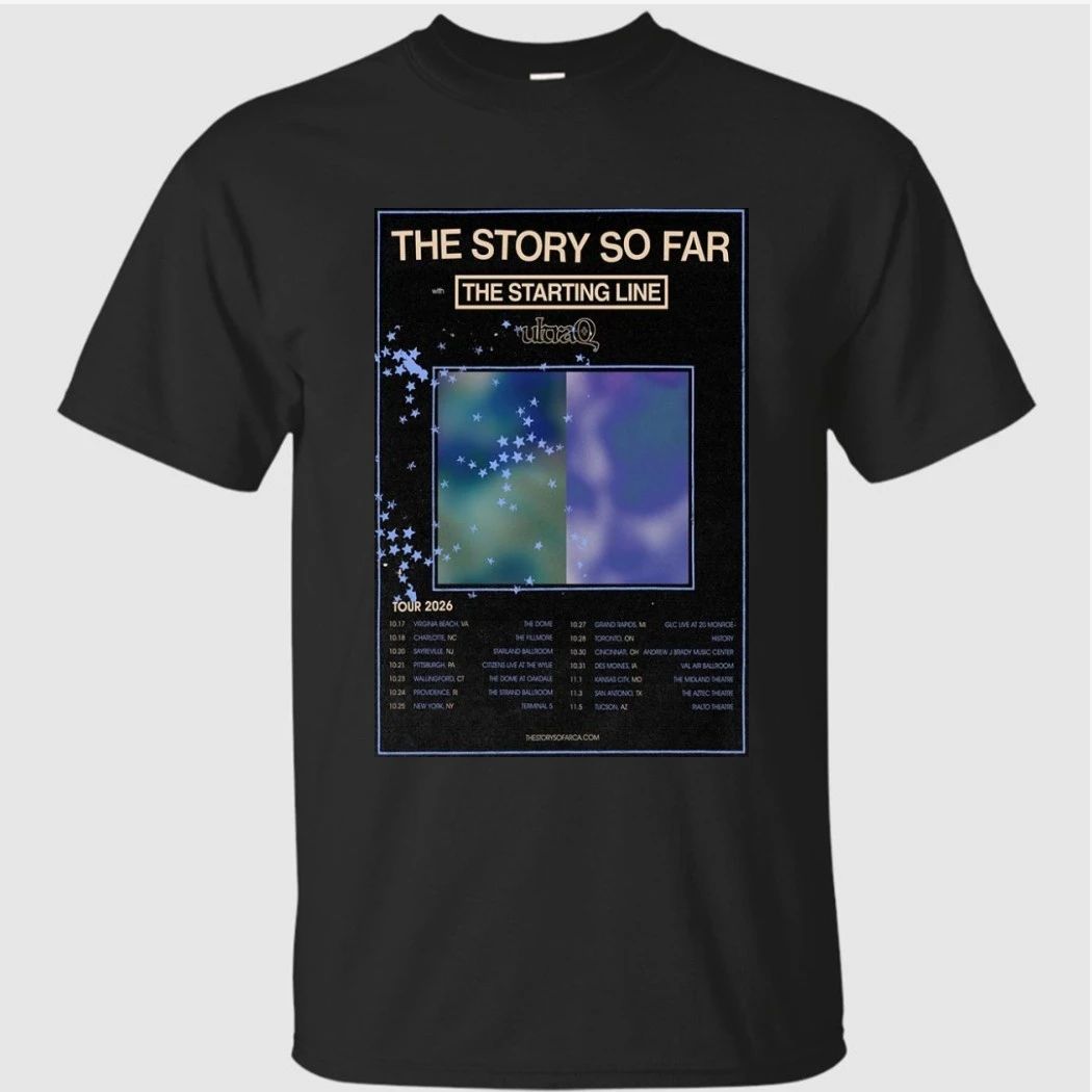The Story So Far The Starting Line Tour 2026 Poster Shirt