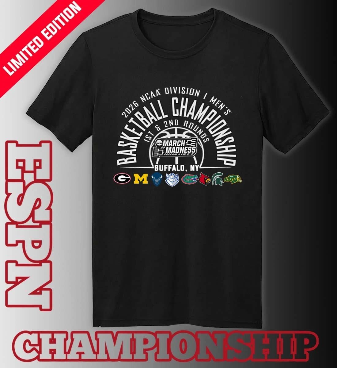 NCAA Men’s Basketball 2026 March Madness Buffalo, NY T-Shirt