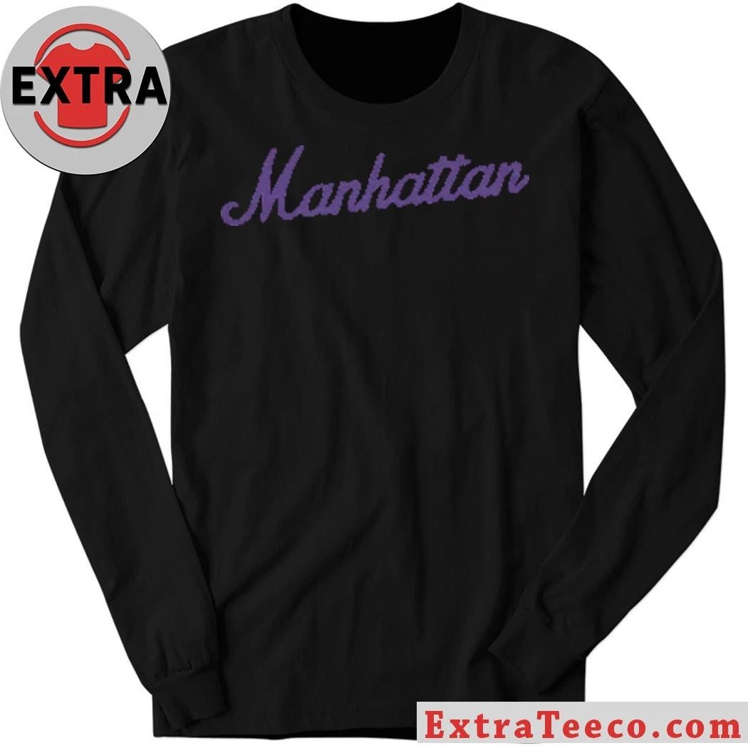 Manhattan Kansas Script Lavender T-Shirt