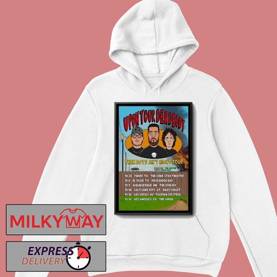 Upon Your Dead Body Fall Tour 2025 Poster shirt