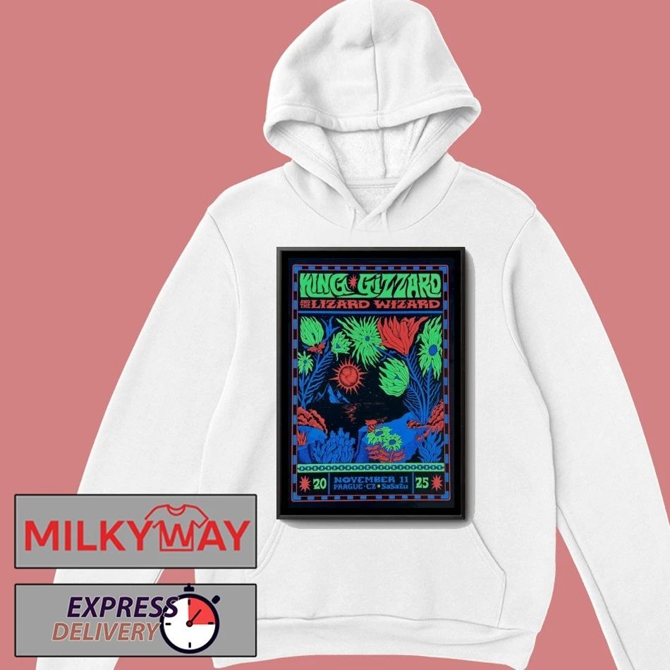 King Gizzard And The Lizard Wizard 2025-11-11 SaSaZu Prague, Czech Republic Poster shirt