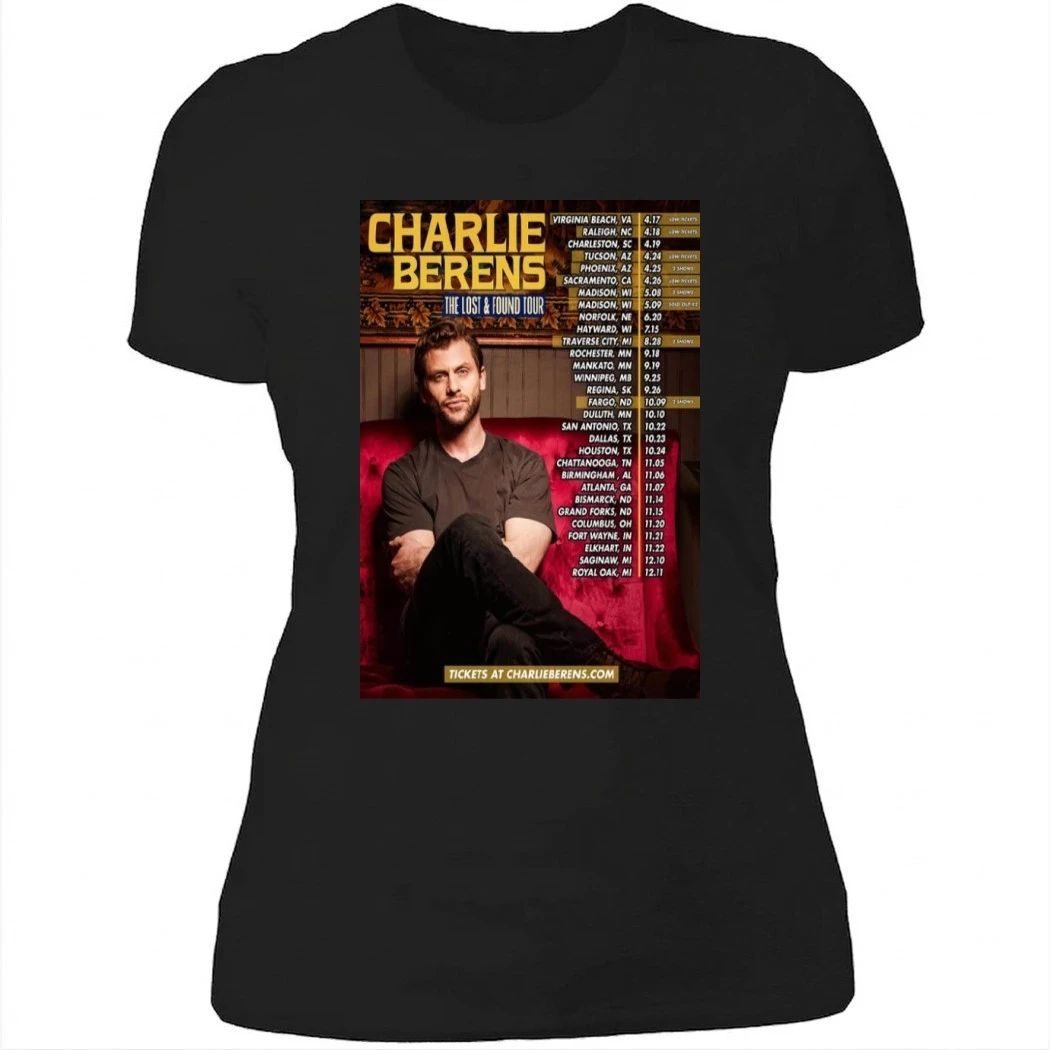 Charlie Berens The Lost & Found 2026 Tour Shirt
