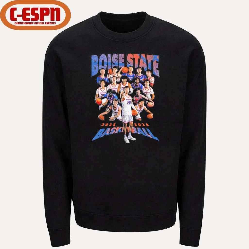 2025-2026 Boise State Men’s Basketball Team Shirt