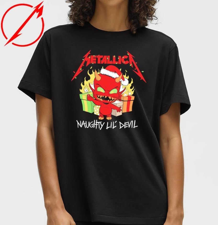Metallica Christmas Naughty Lil’ Devil Holiday T-Shirt