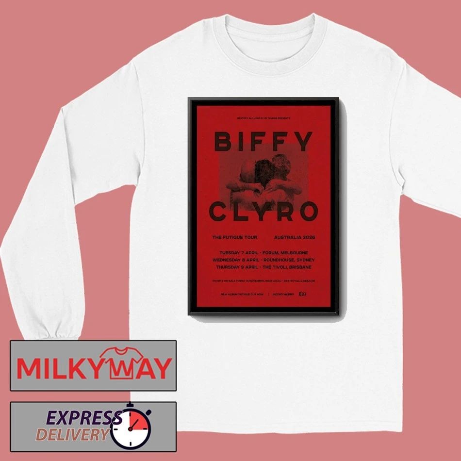 Biffy Clyro Tour Australia 2026 Poster shirt