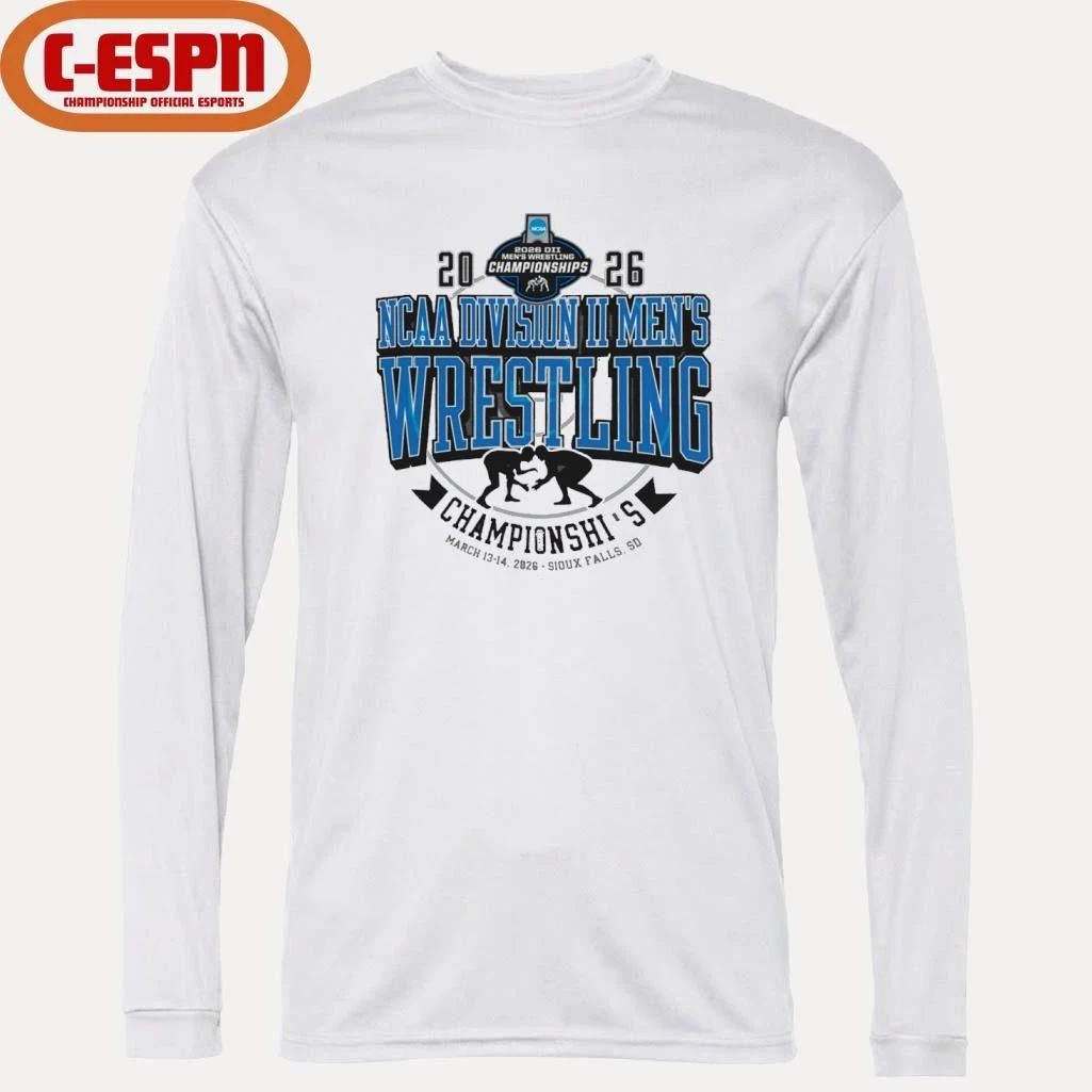 Sioux Falls, SD 2026 NCAA DII Men’s Wrestling Championships T-Shirt