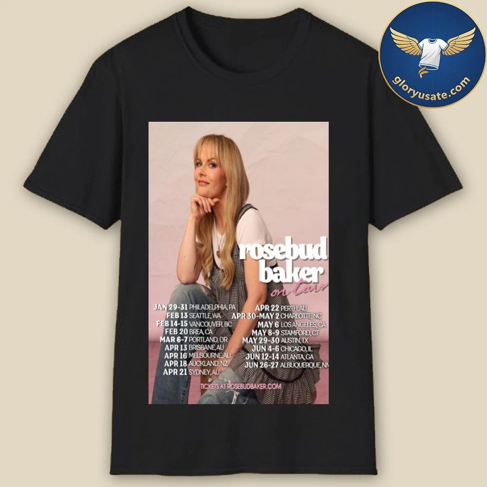 Rosebud Baker on Tour 2026 Poster Shirt