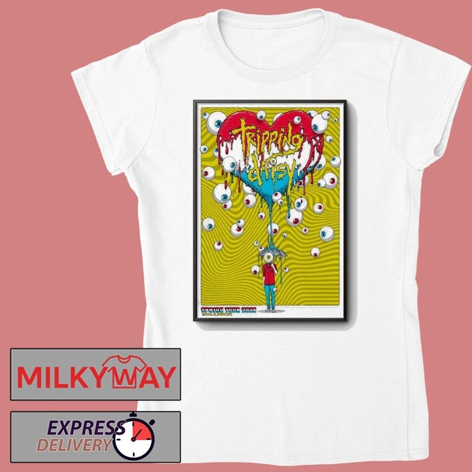 Tripping Daisy Spring Tour 26 Poster shirt