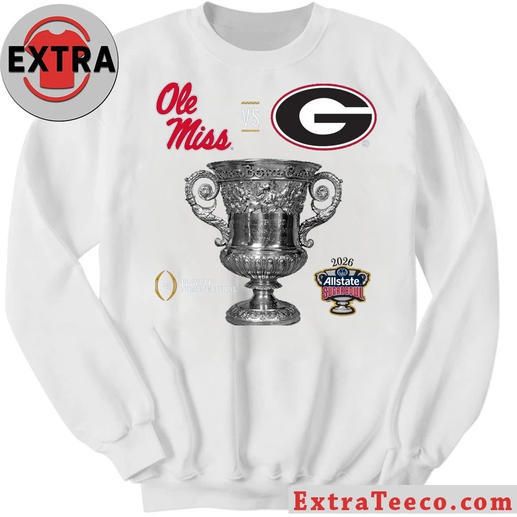 Original The Allstate Sugar Bowl playoff quarterfinal match between Ole Miss and Georgia at Caesars Superdome, New Orleans Shirt