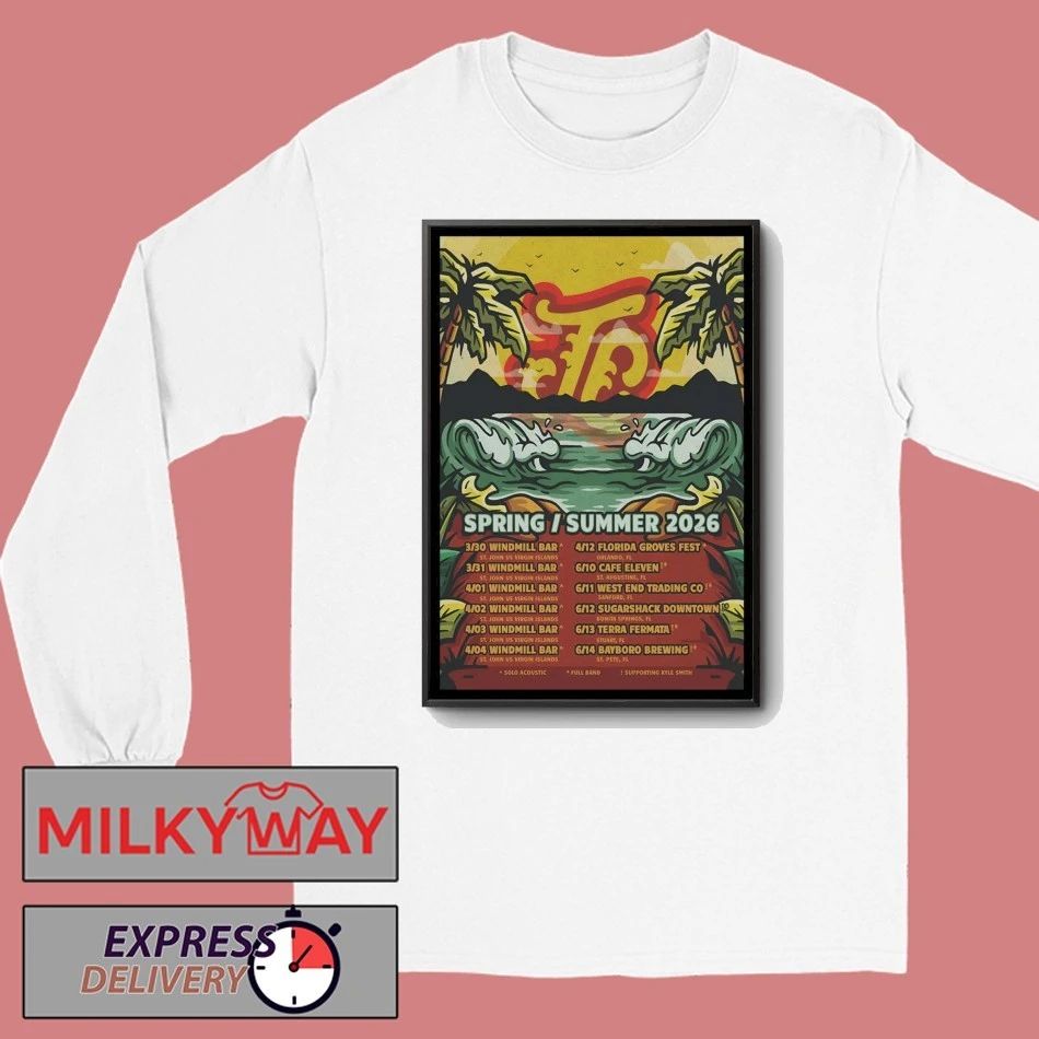 Joey Calderaio 2026 Spring & Summer Tour Poster shirt