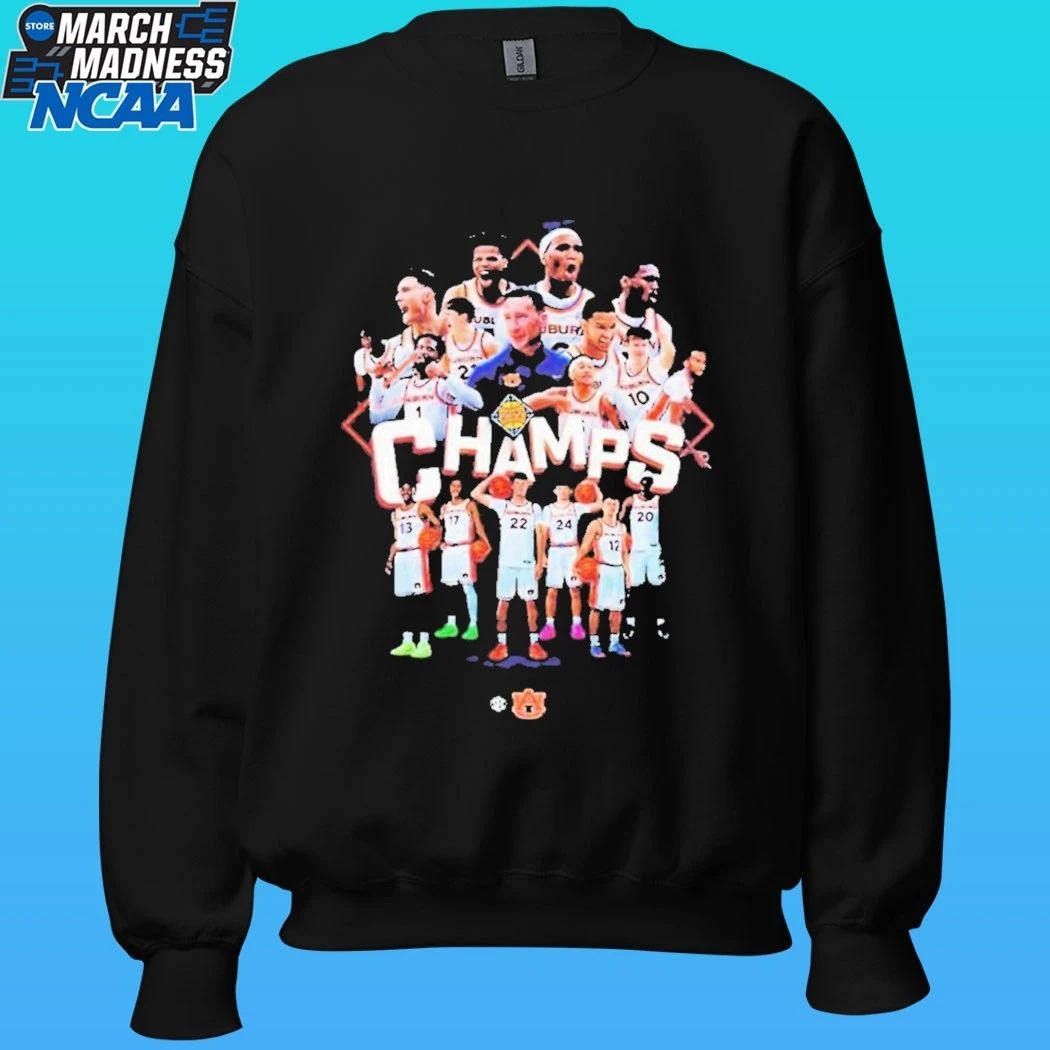 Auburn Tigers Men’s Basketball 2026 Nit Champions Team Members Shirt