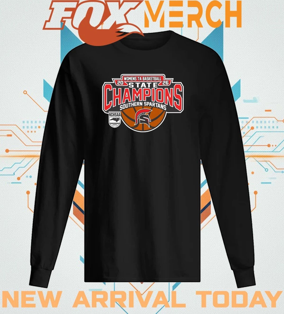 Southern Spartans 2026 Women’s 7A Basketball State Champions t-shirt