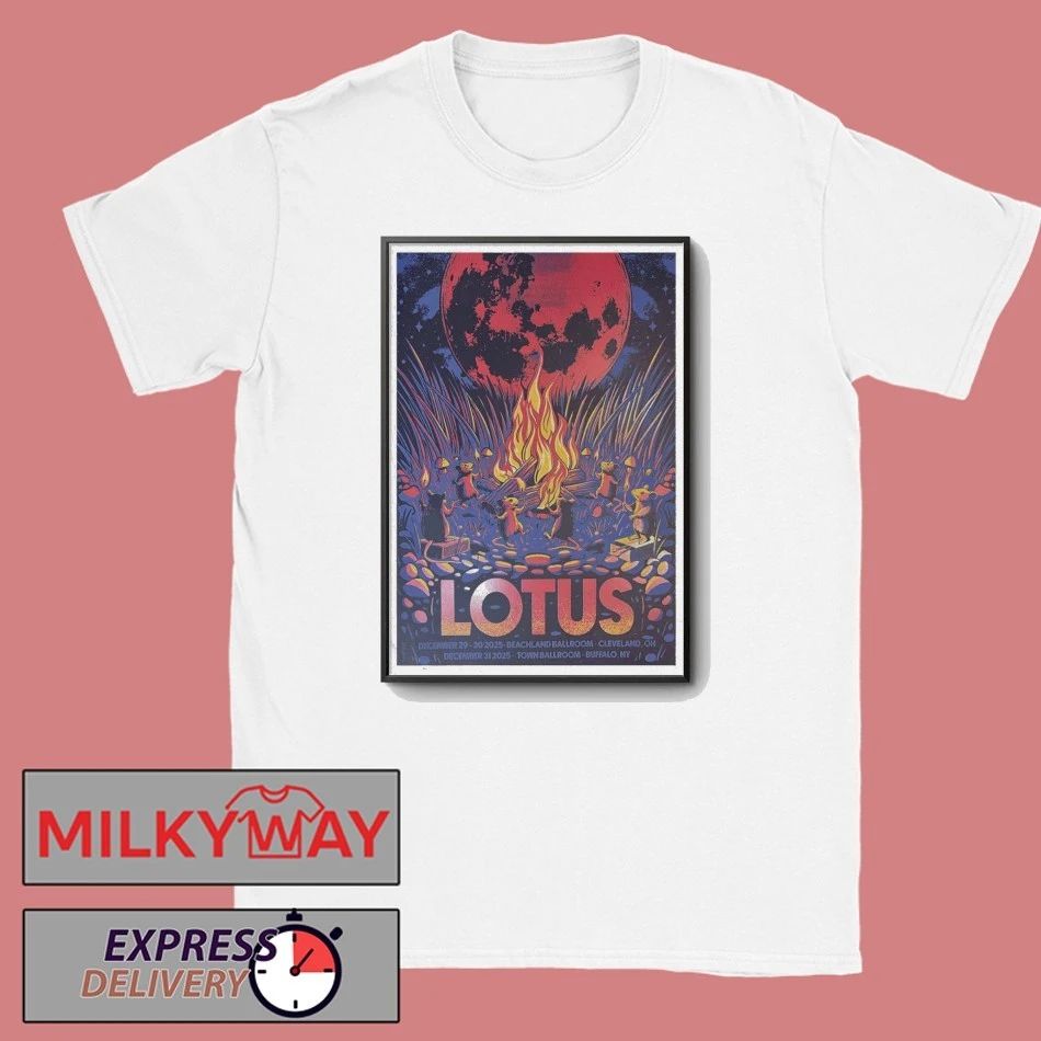 Lotus NYE Tour December 29-31 2025 Poster shirt