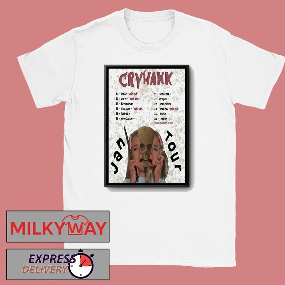 Crywank Jan 2026 Tour Poster shirt