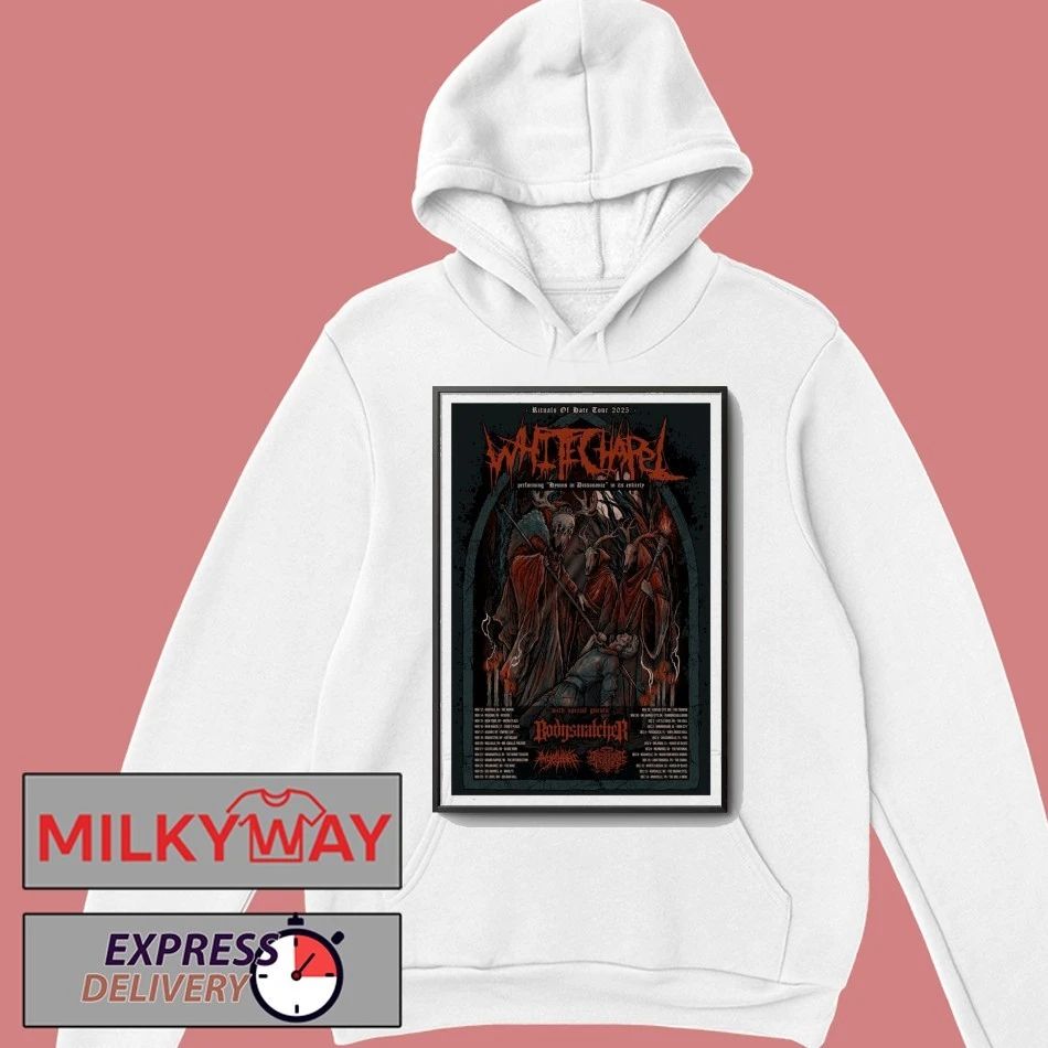 Whitechapel Tour Nov + Dec 2025 Poster shirt