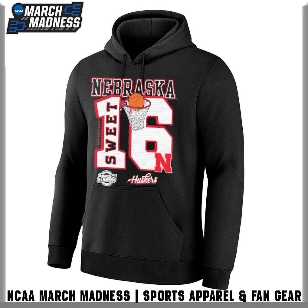 Nebraska Cornhuskers 2026 NCAA March Madness Sweet 16 Bound Net T-Shirt
