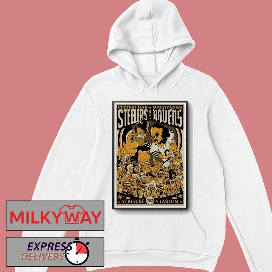 Steelers Ravens vs. Pittsburgh Baltimore January 2026 Poster Acrisure Starium shirt