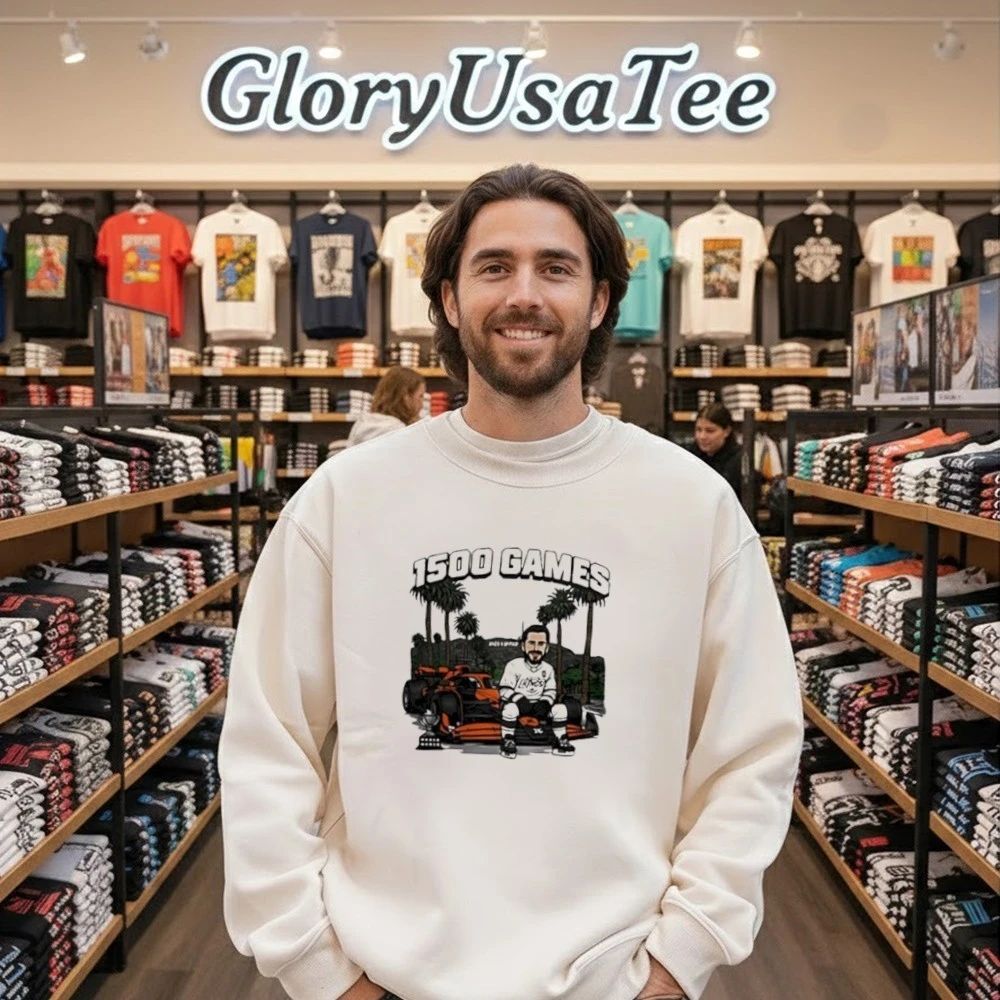 Los Angeles Kings Anze Kopitar Achieving 1500 Games 2026 shirt