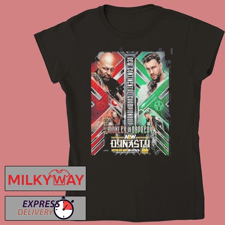 AEW Continental Championship Jon Moxley Vs Will Ospreay April 12 2026 T-Shirt
