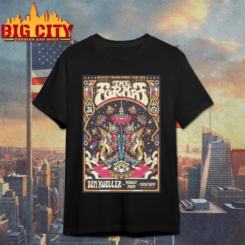 The Format Concert History Toronto 2026 Spring Tour Poster Shirt