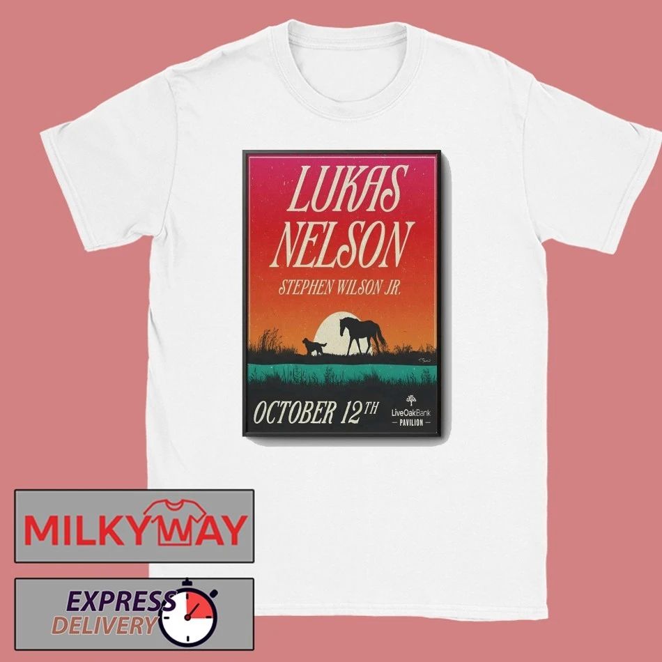 Lukas Nelson Wilmington Tour On Oct 12 2025 Poster shirt