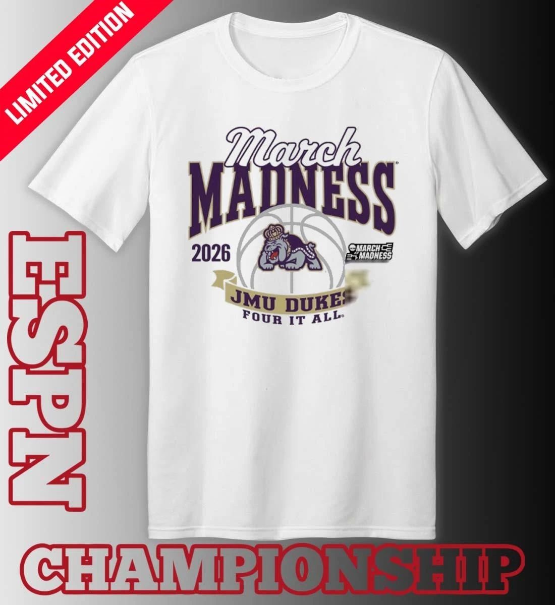 James Madison University Women’s Basketball 2026 March Madness Bound Shirt