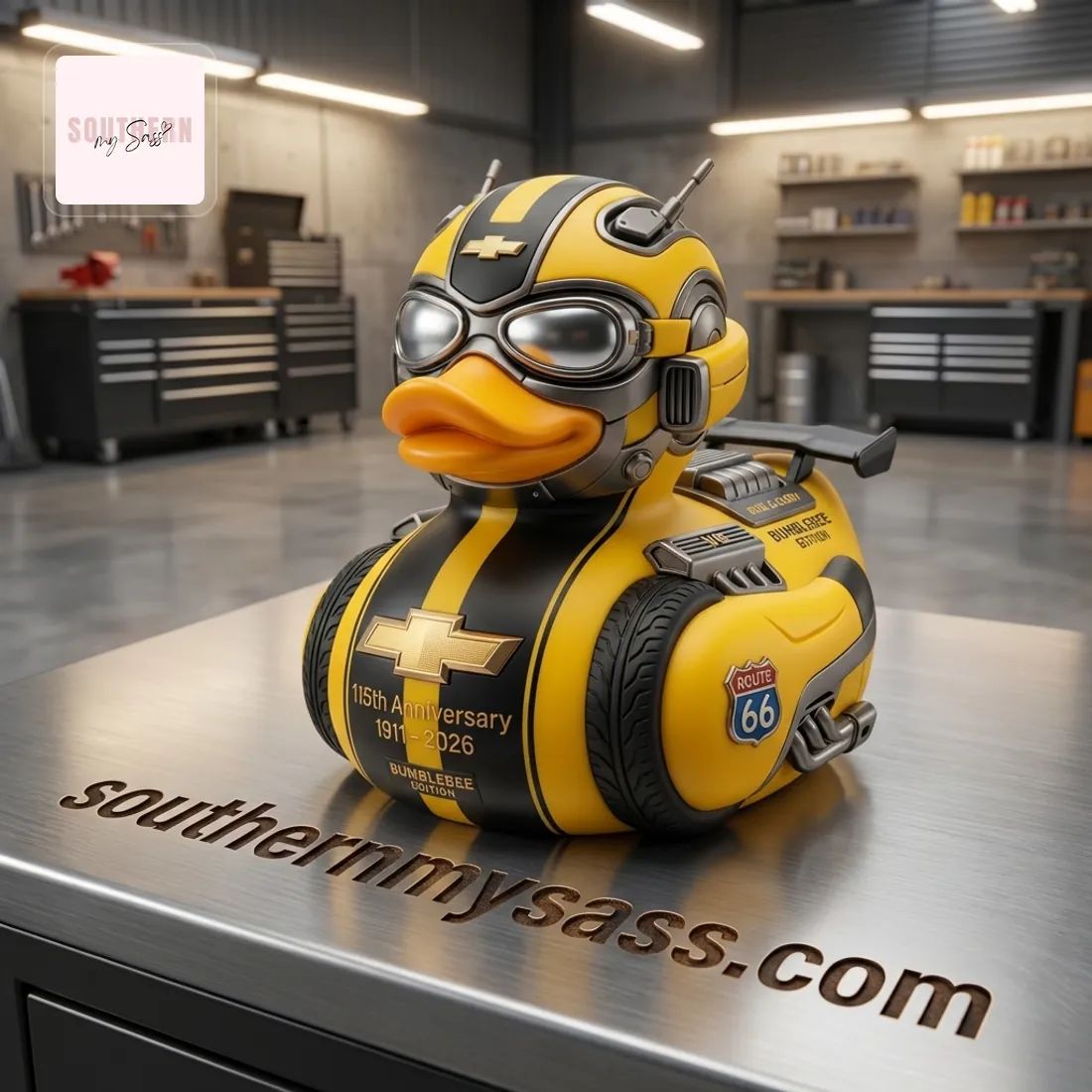 Chevrolet 115Th Anniversary Bumblebee Rubber Duck