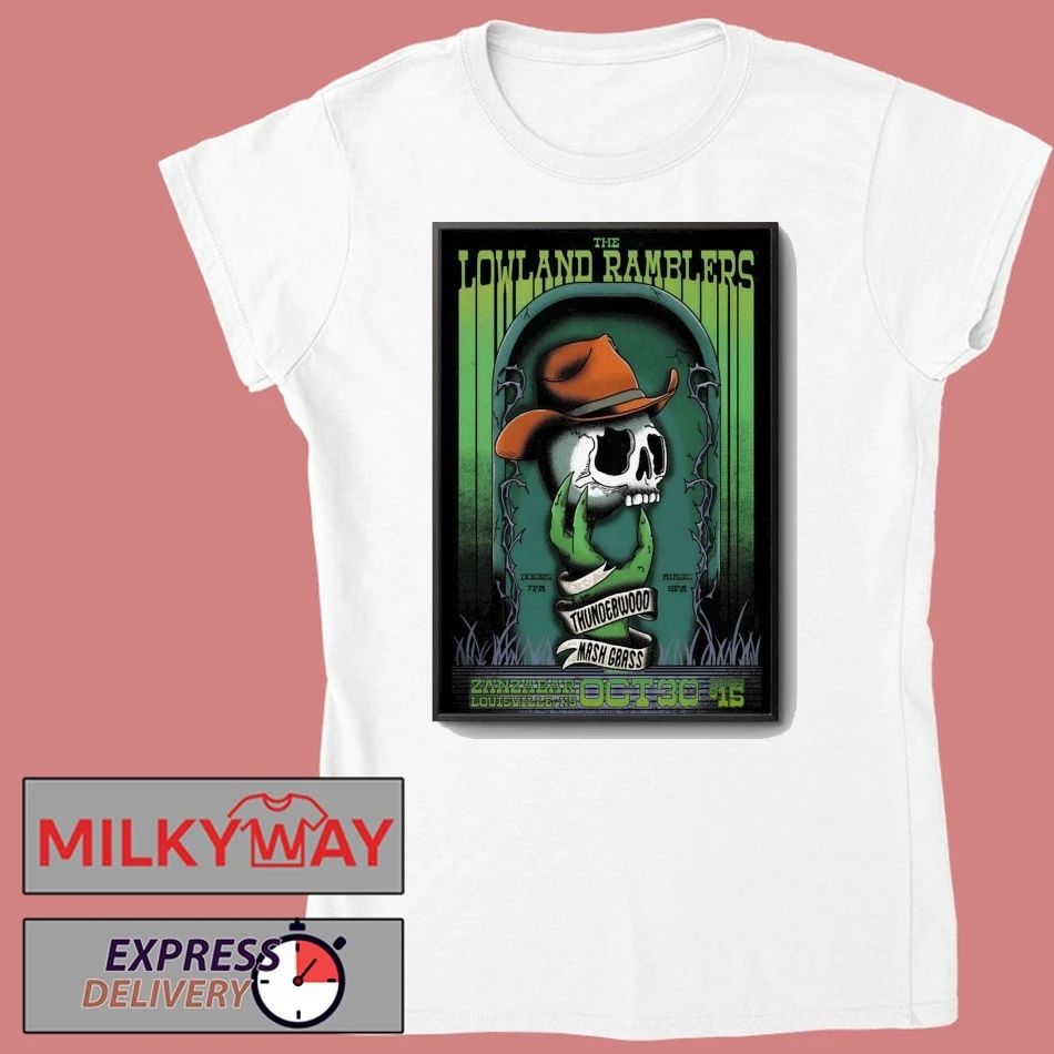 The Lowland Ramblers Oct 30 2025 Louisville KY Poster shirt