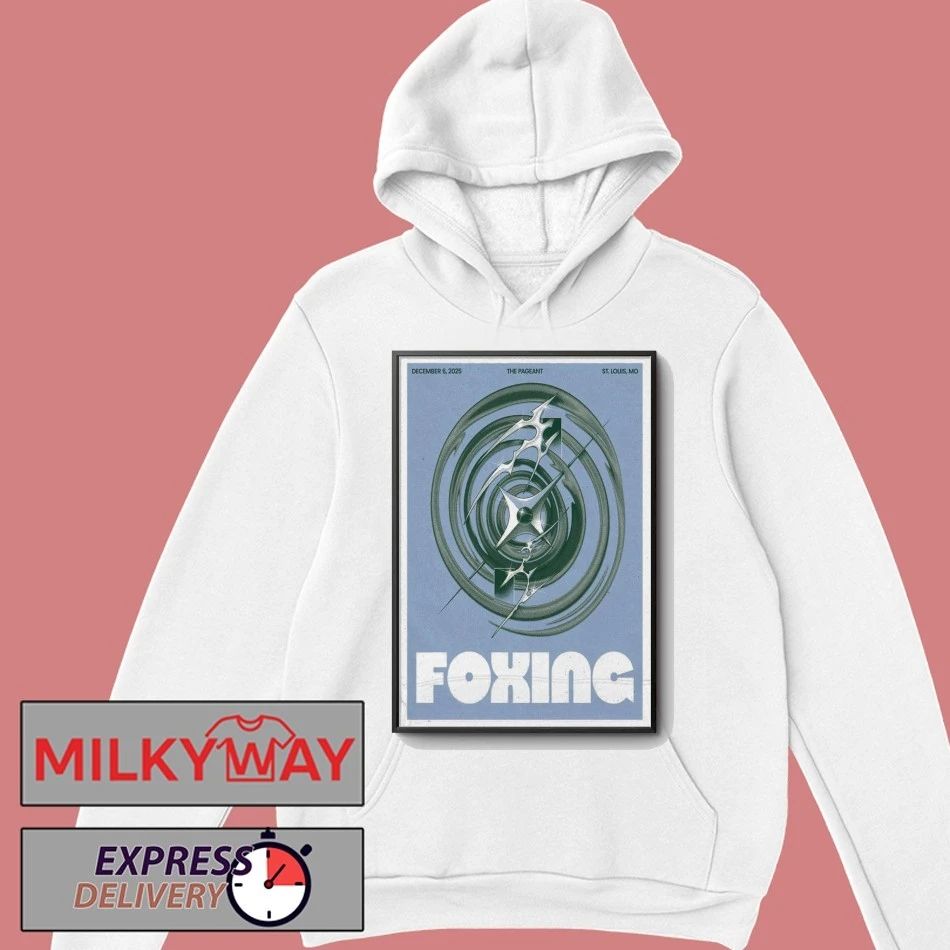 FOXING Dec 6 2025 ST. Louis, MO Poster shirt