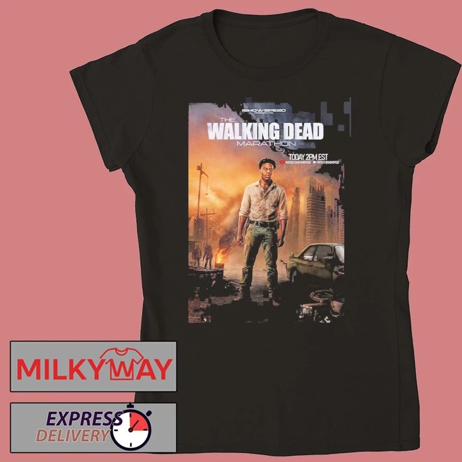 IShowSpeed The Walking Dead Marathon Live Stream T-Shirt