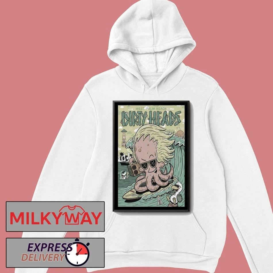 Dirty Heads West Palm Beach, FL, iTHINK Financial Amphiteatre Oct 24, 2025 Poster shirt