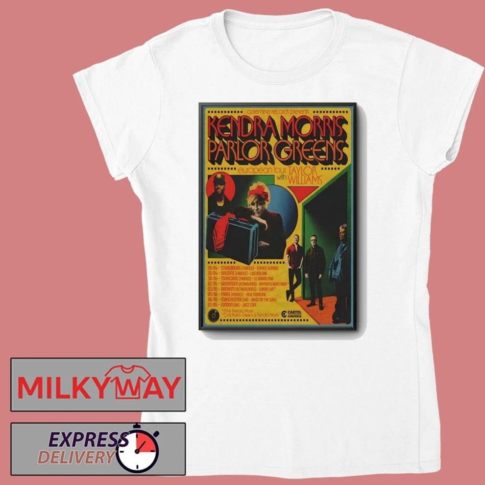 Kendra Morris And Parlor Greens Alert 2026 Tour Poster shirt
