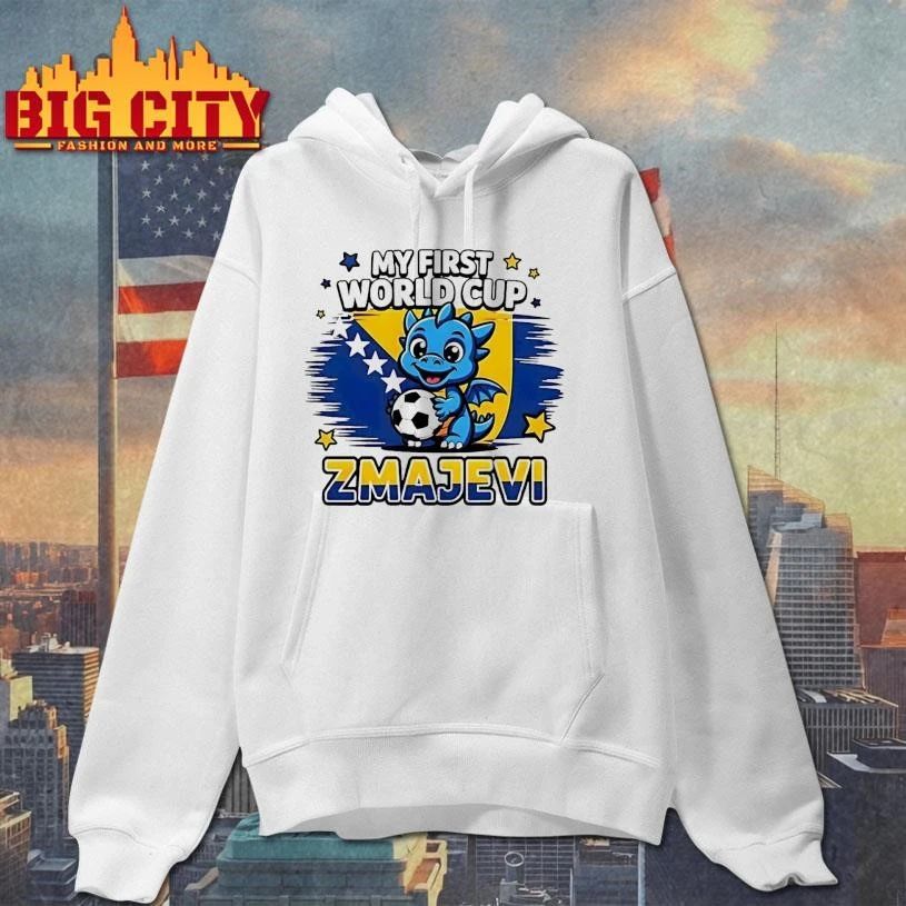 My First World Cup Bosnia Zmajevi Bosnian Soccer Graphic Shirt