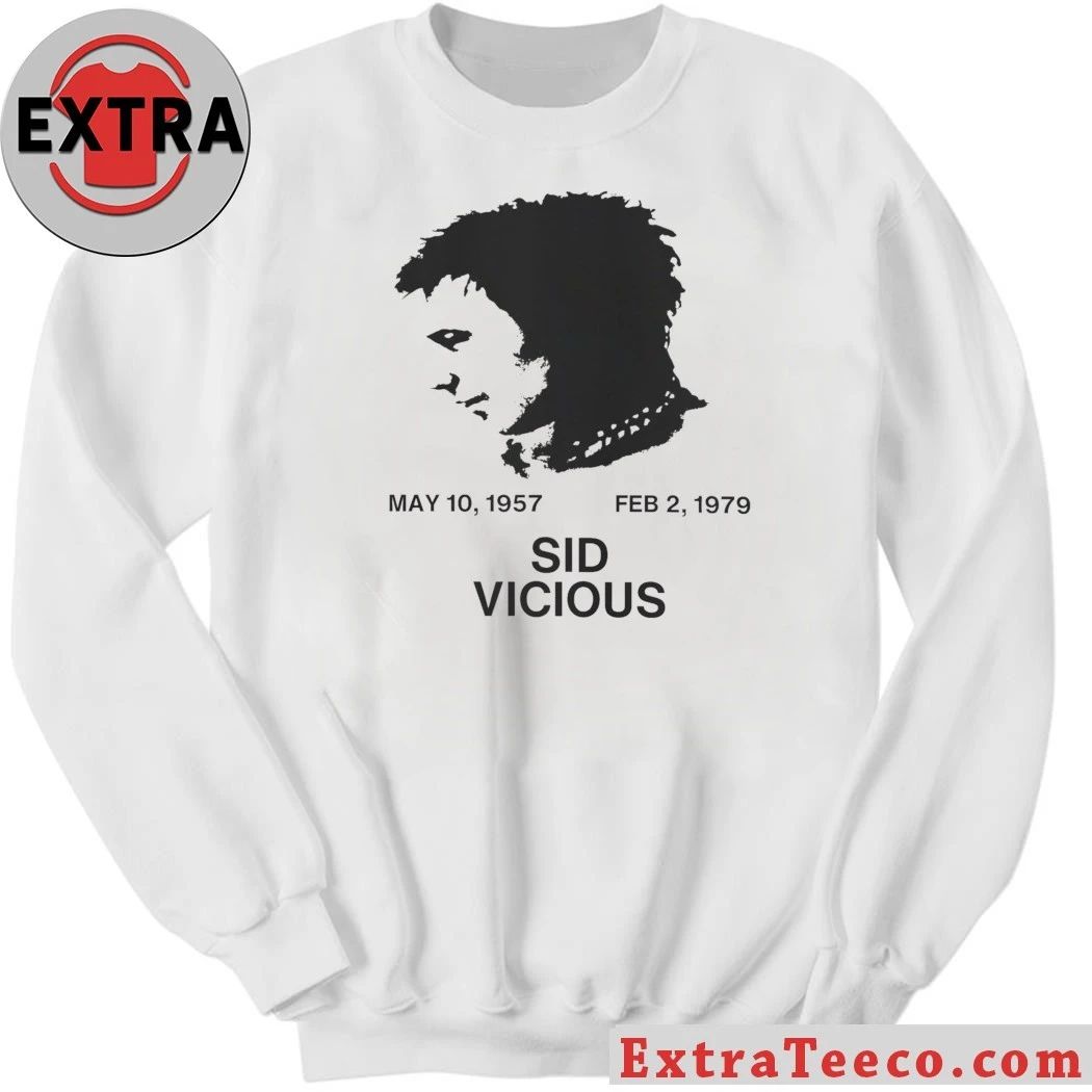 Sid Vicious He was born on May 10, 1957, and died on February 2, 1979 T-Shirt