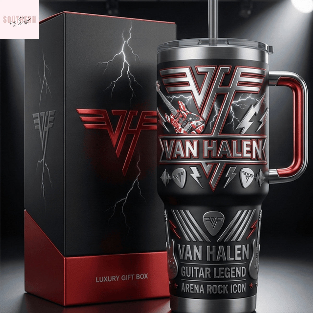 Van Halen Guitar Legend Arena Rock Icon Tumbler