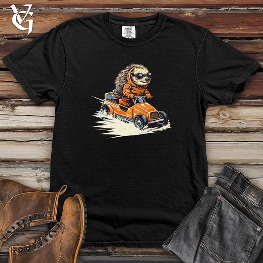 Hedgehog Racing Roadster Heavy Cotton Comfort Colors Tee