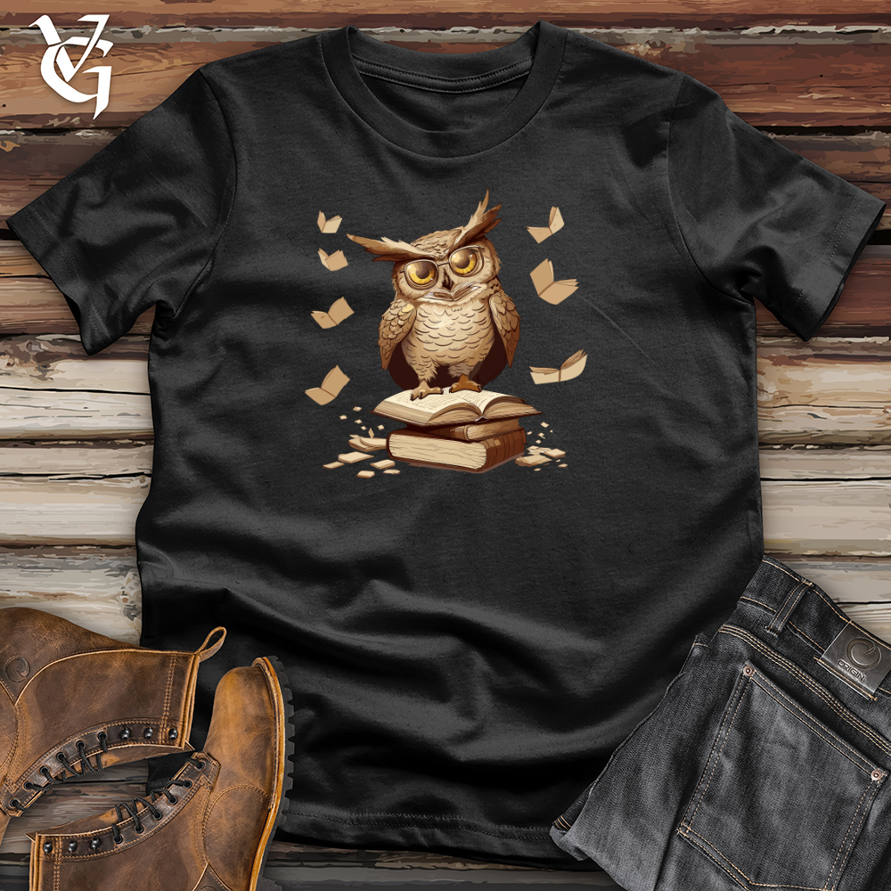 Owl Bookworm Adventure Cotton Tee